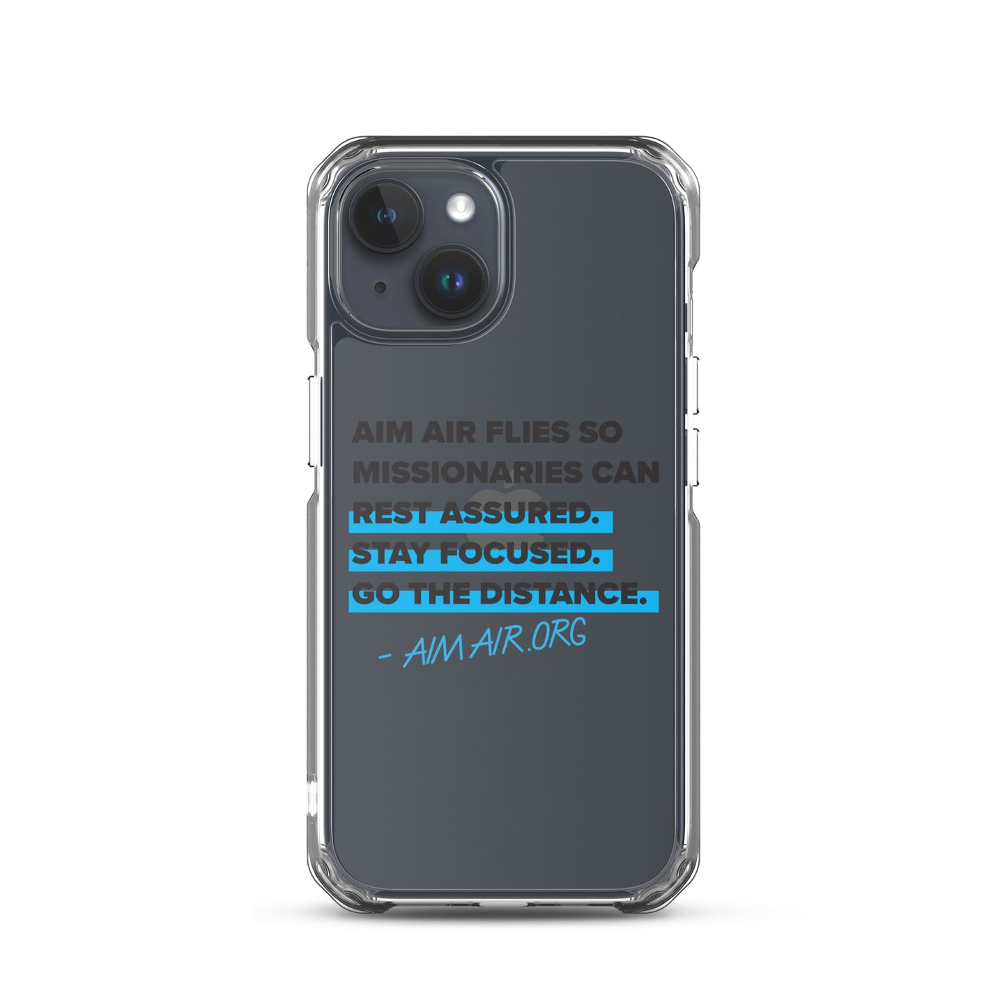 Go The Distance Clear Case for iPhone®