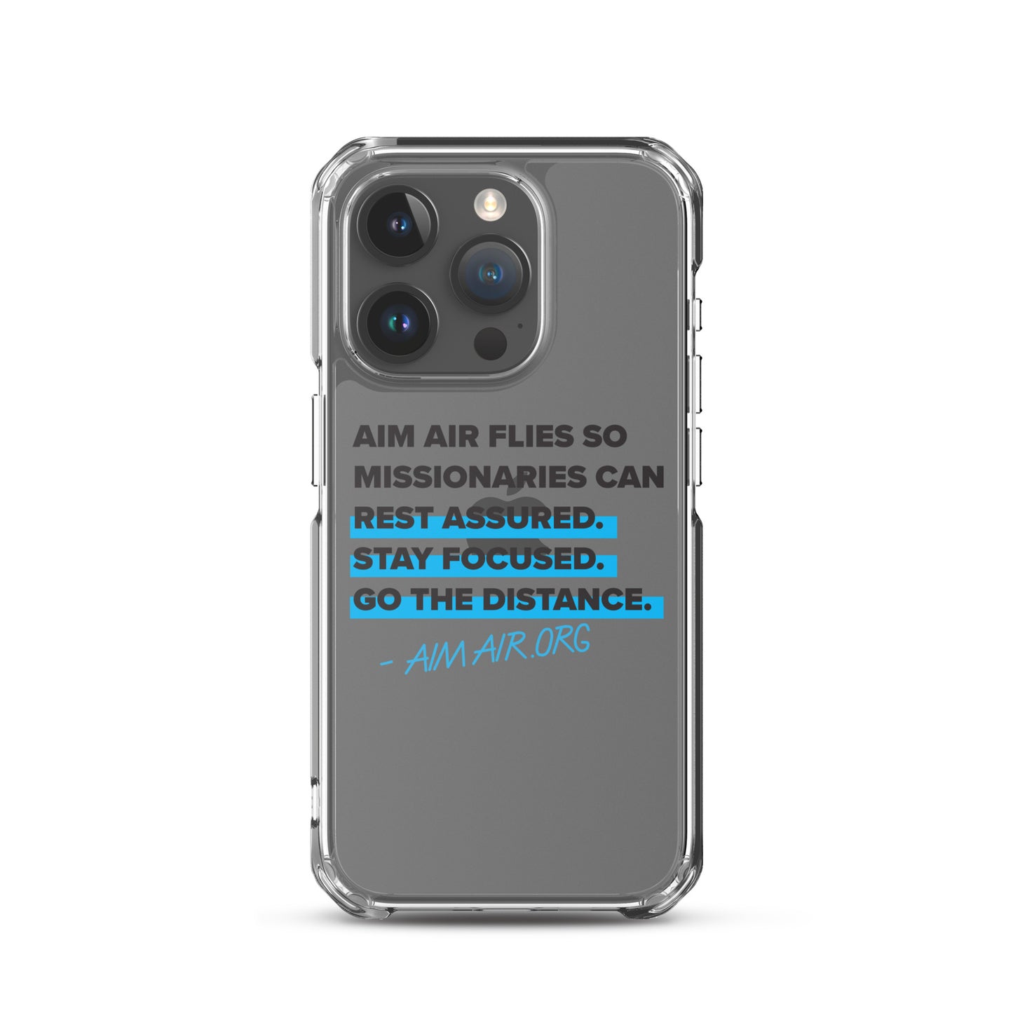 Go The Distance Clear Case for iPhone®