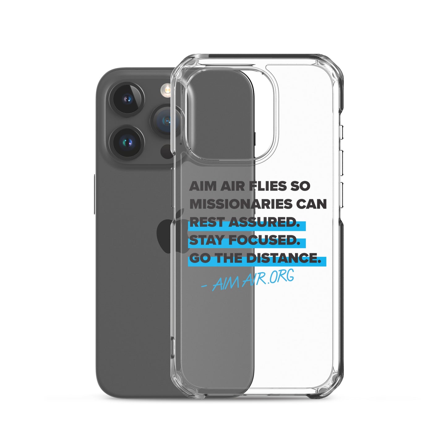 Go The Distance Clear Case for iPhone®