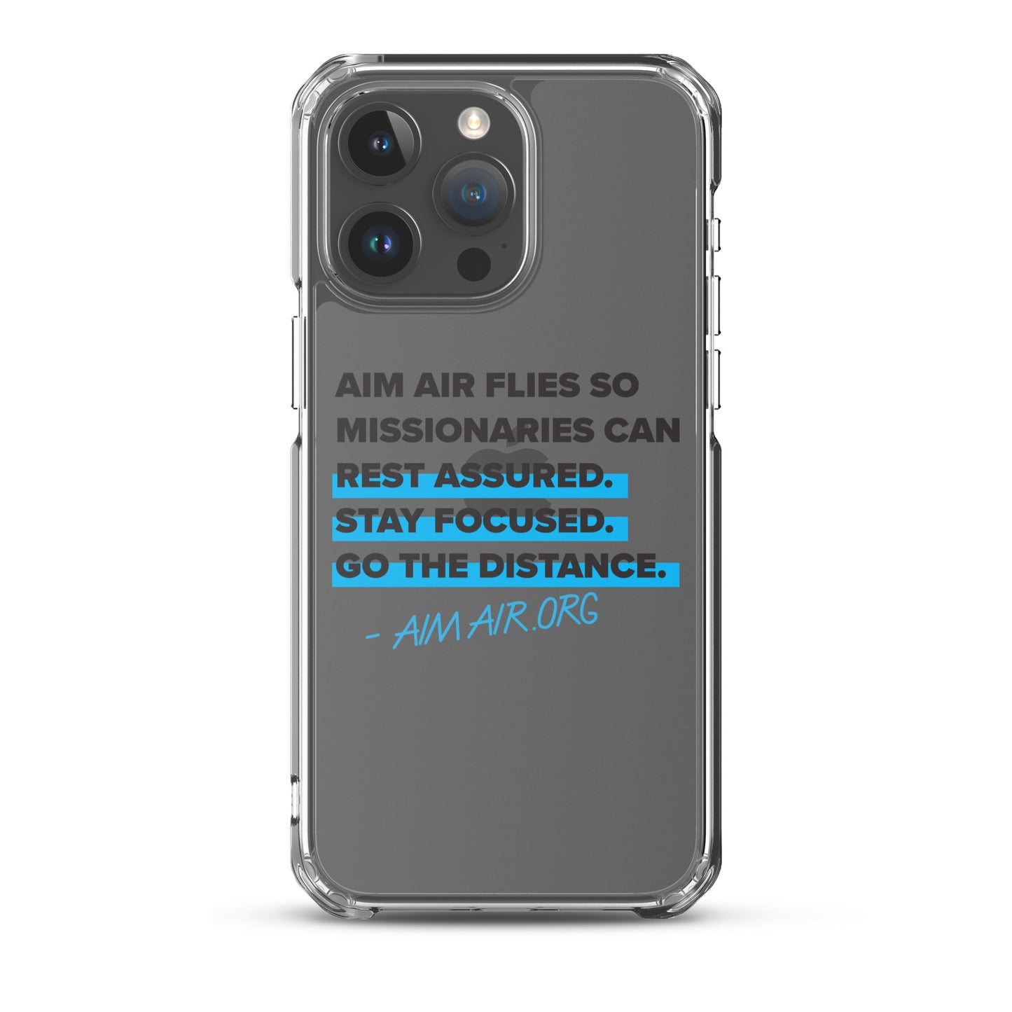 Go The Distance Clear Case for iPhone®