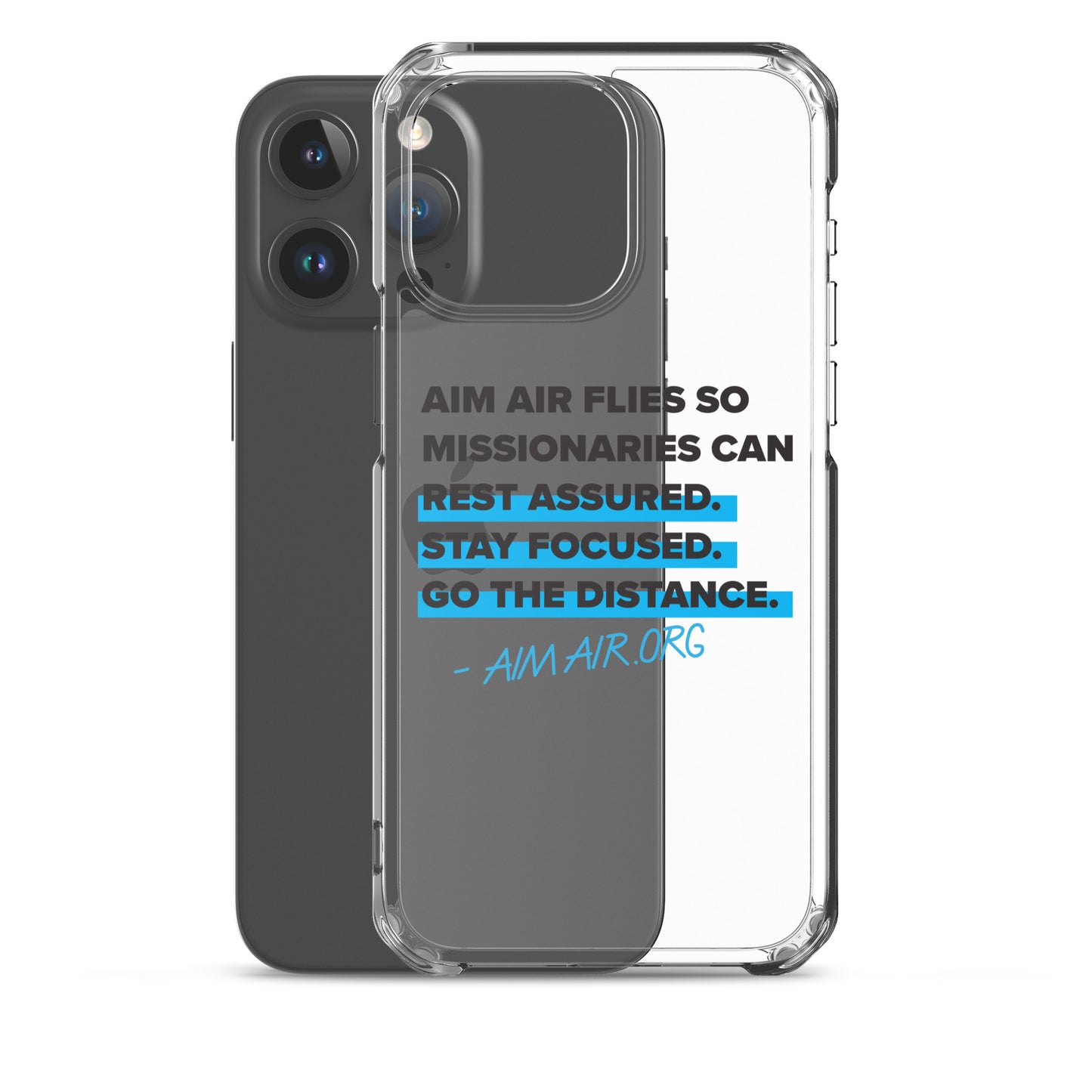 Go The Distance Clear Case for iPhone®