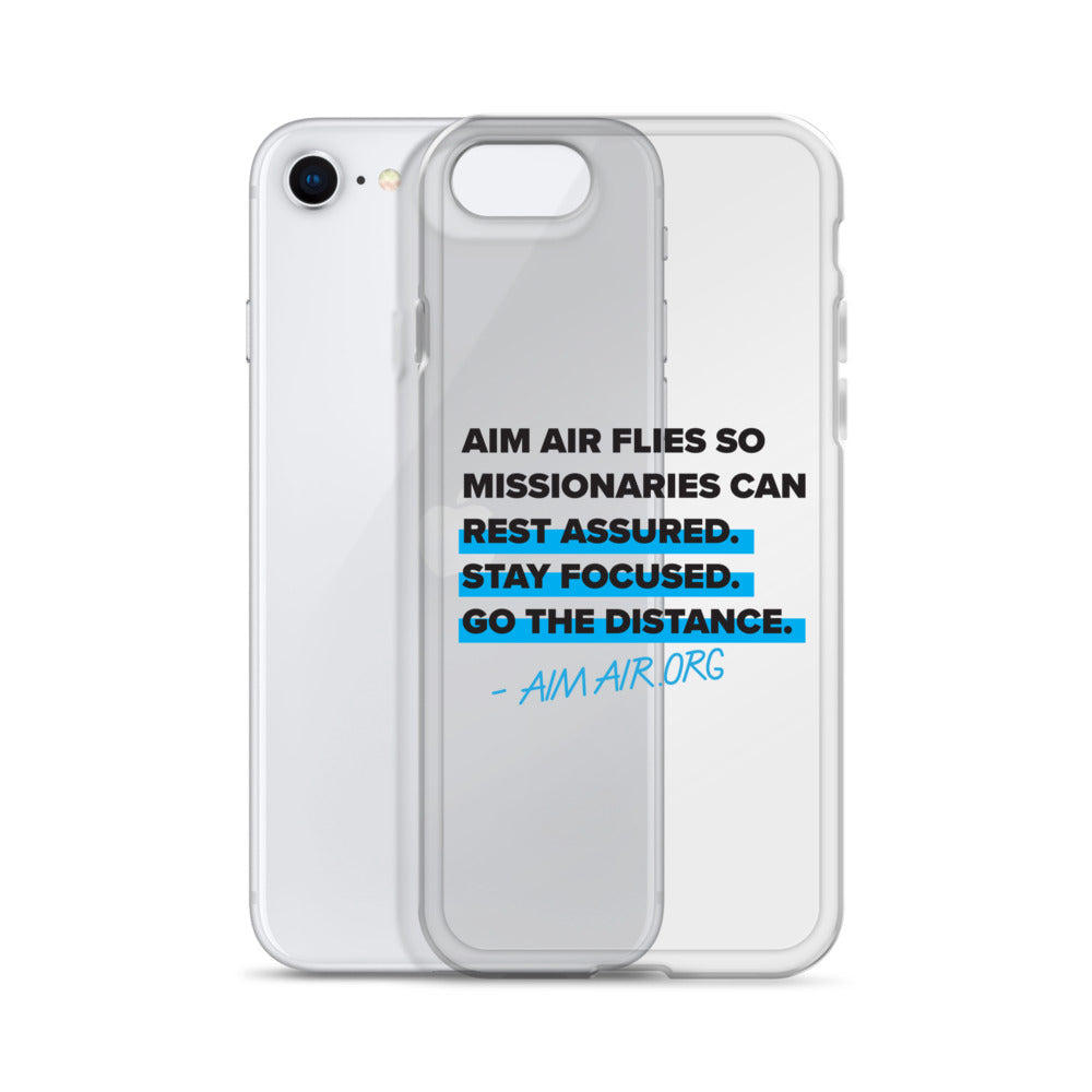 Go The Distance Clear Case for iPhone®