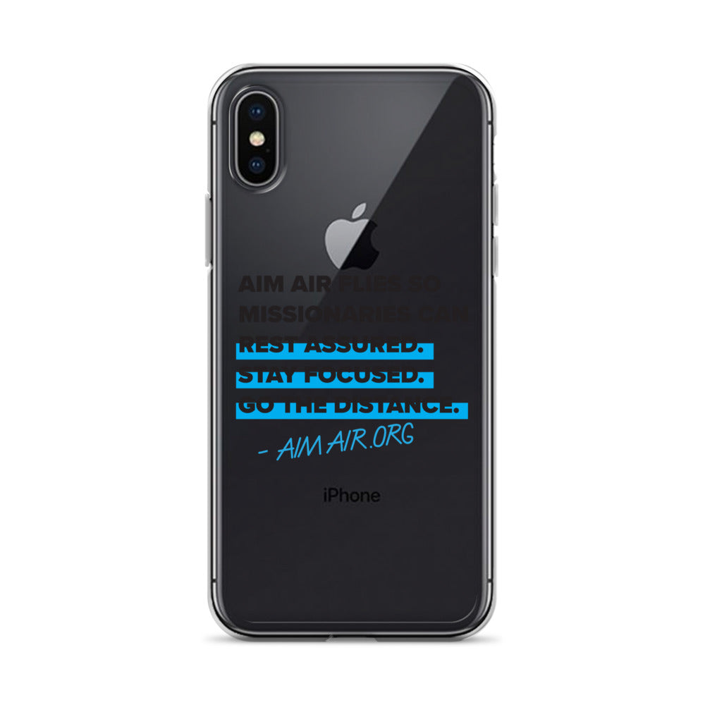 Go The Distance Clear Case for iPhone®