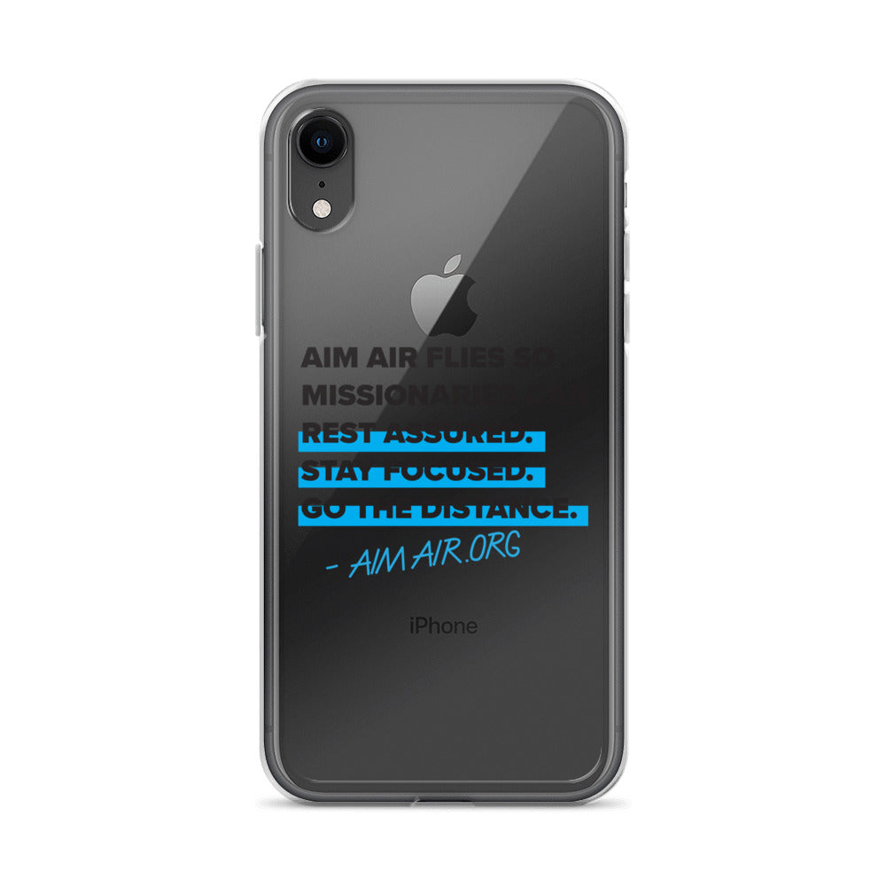 Go The Distance Clear Case for iPhone®