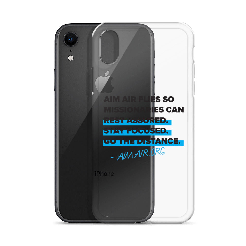 Go The Distance Clear Case for iPhone®