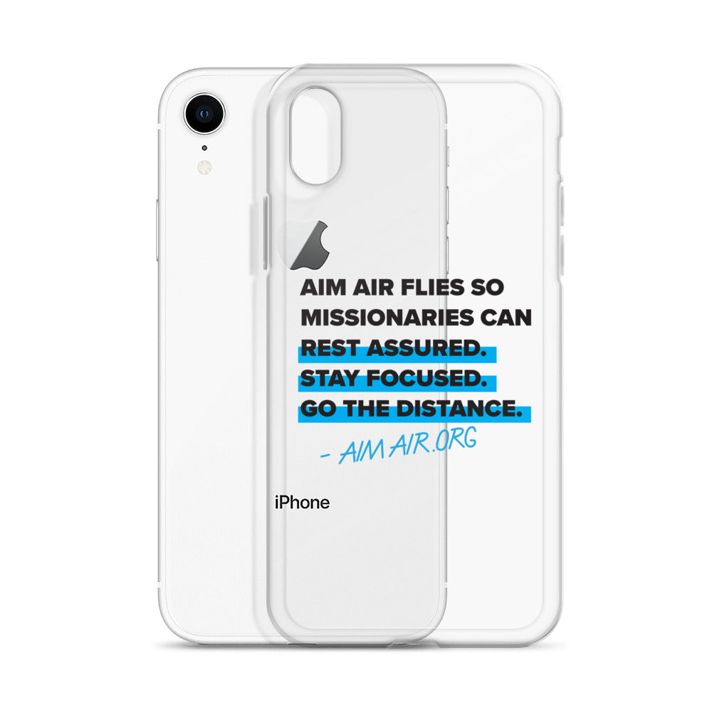 Go The Distance Clear Case for iPhone®