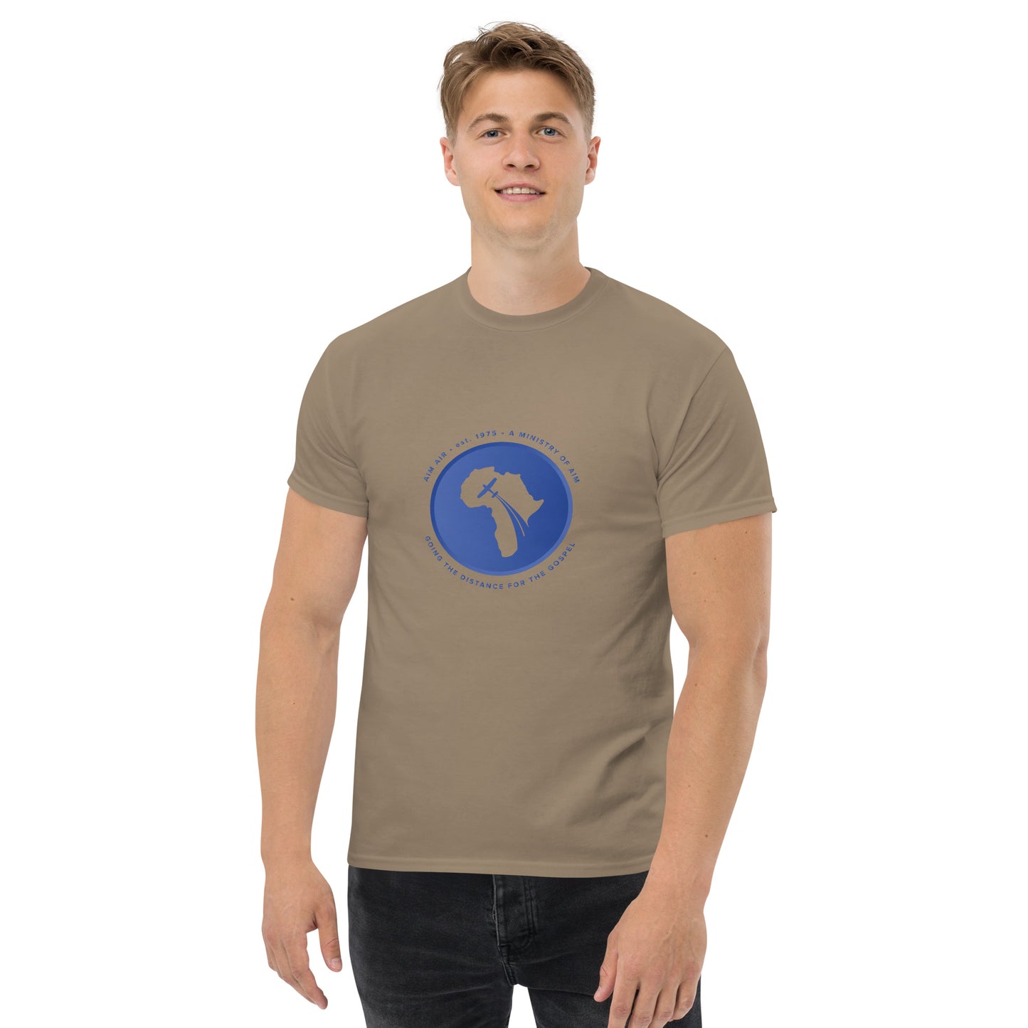 Going the Distance (Blue Logo) classic tee