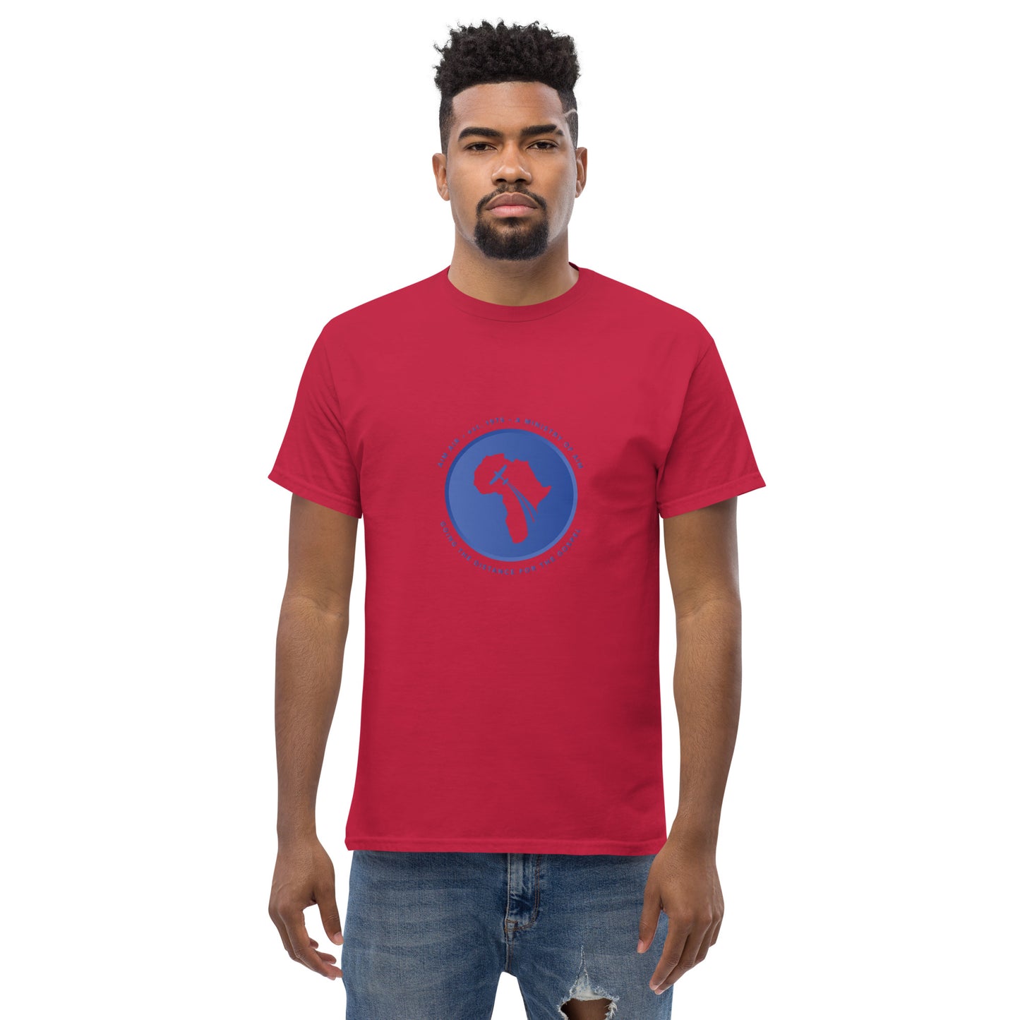 Going the Distance (Blue Logo) classic tee