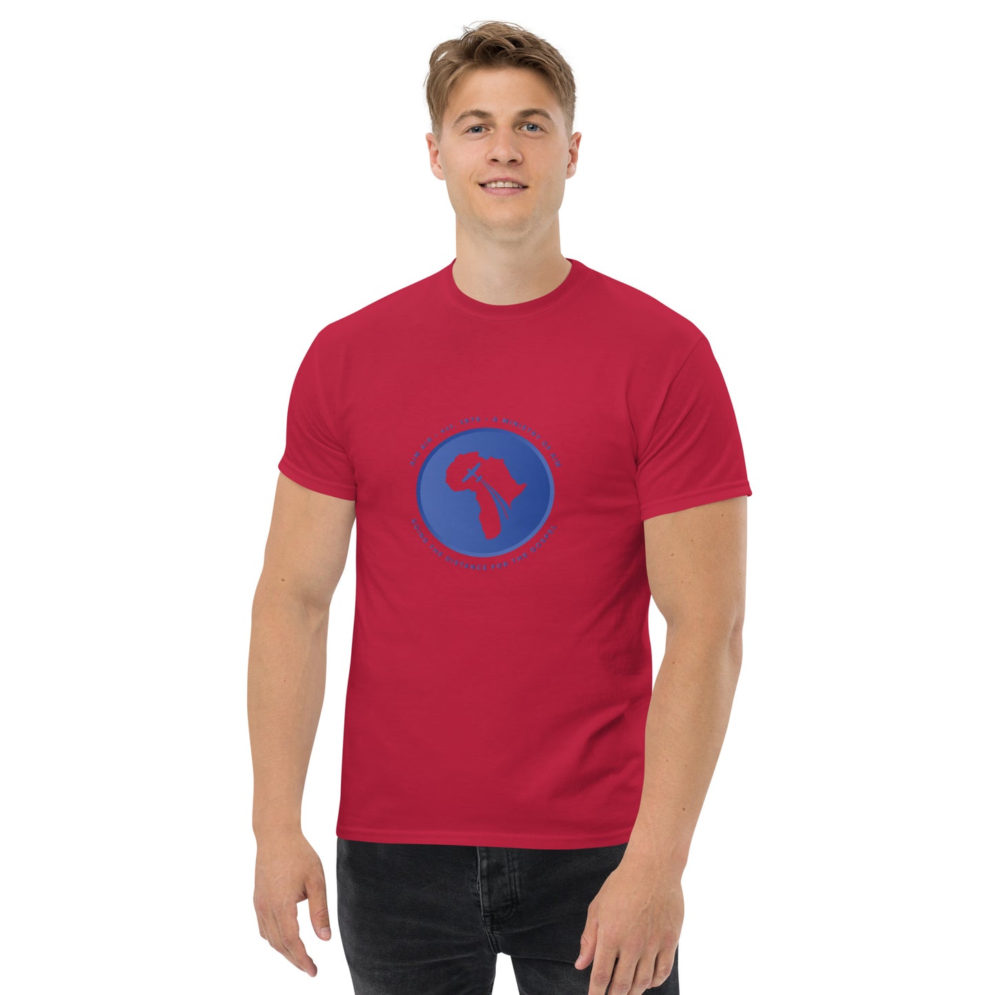 Going the Distance (Blue Logo) classic tee