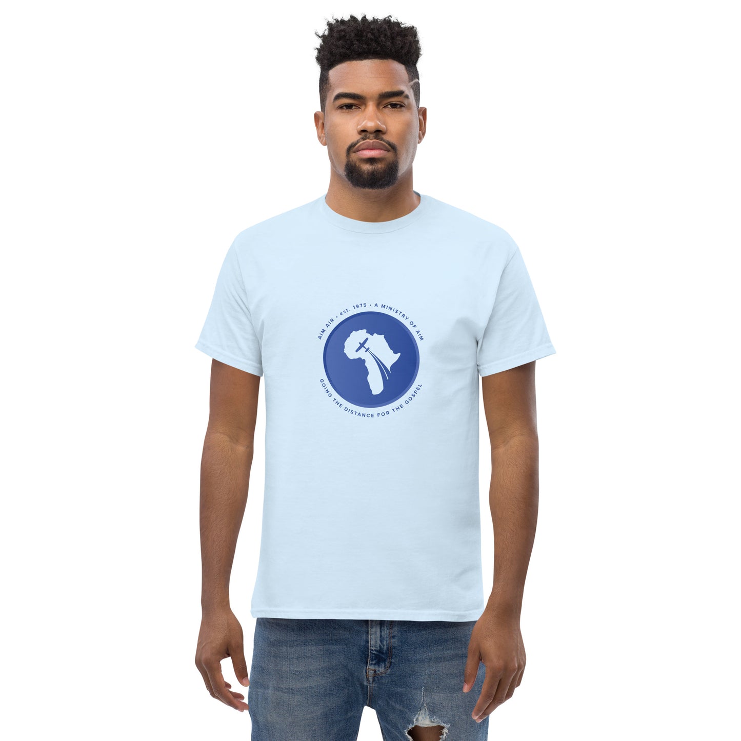 Going the Distance (Blue Logo) classic tee