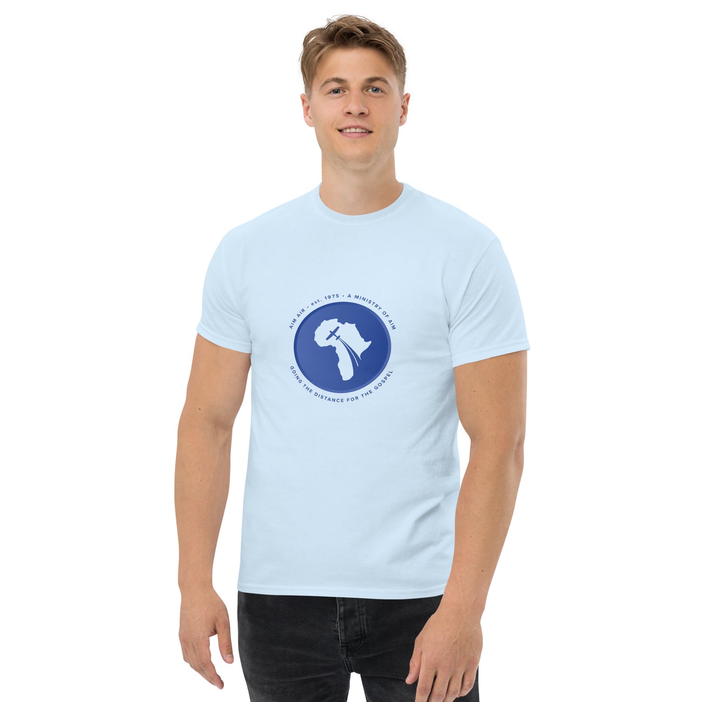 Going the Distance (Blue Logo) classic tee