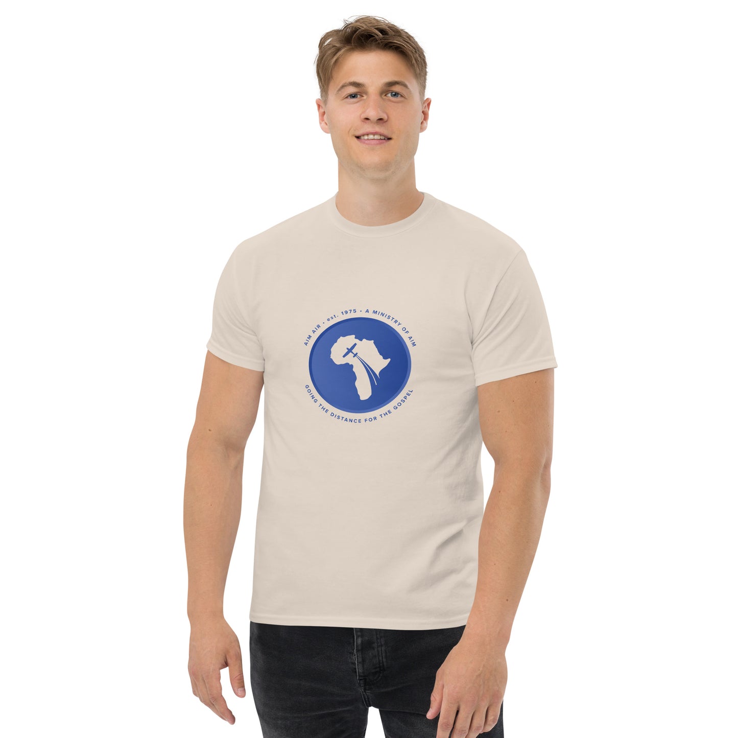 Going the Distance (Blue Logo) classic tee