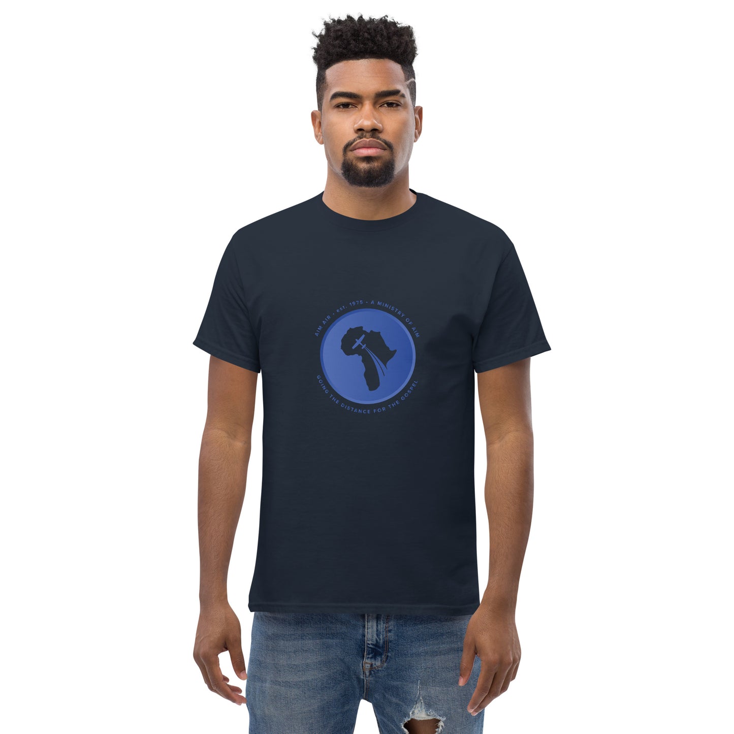 Going the Distance (Blue Logo) classic tee