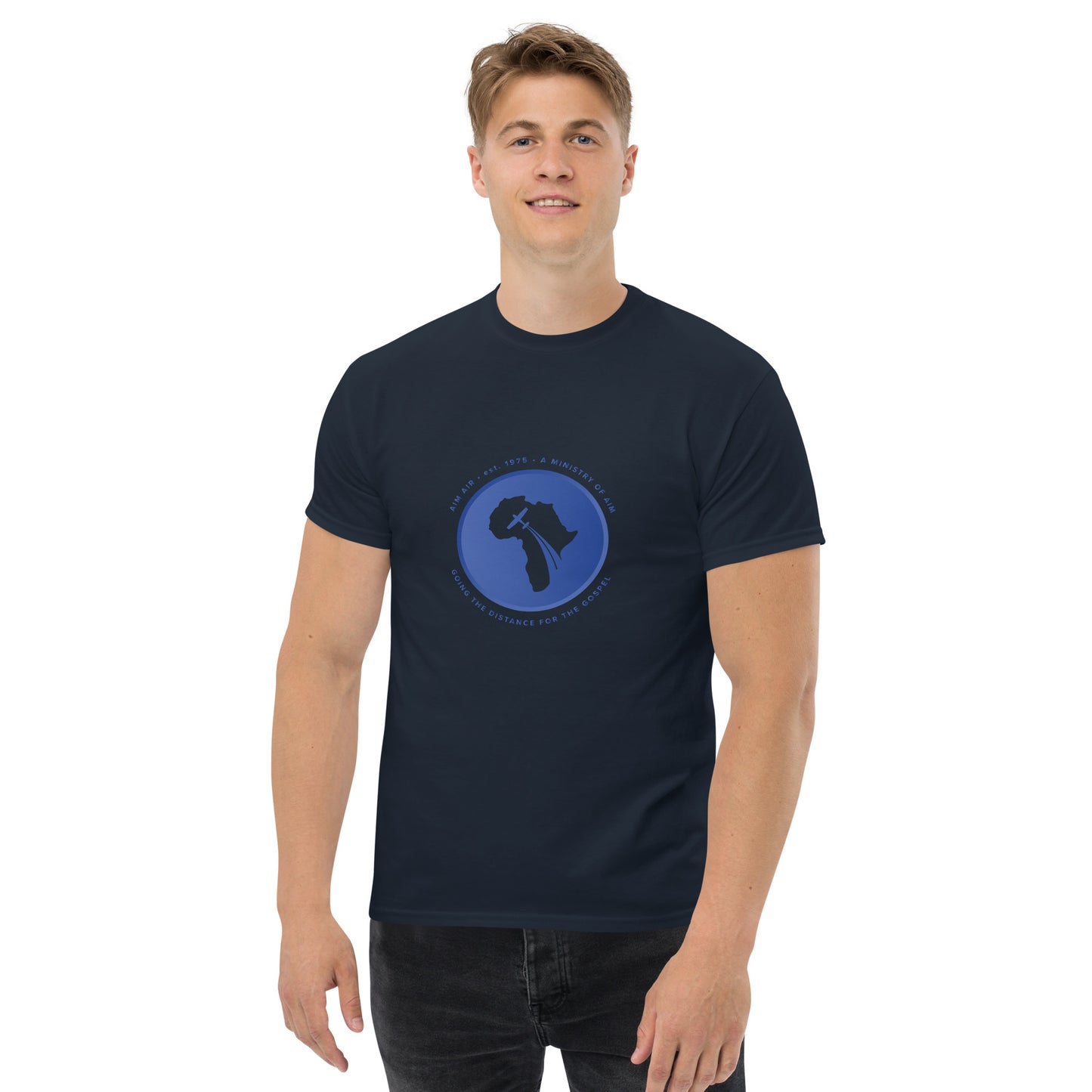 Going the Distance (Blue Logo) classic tee