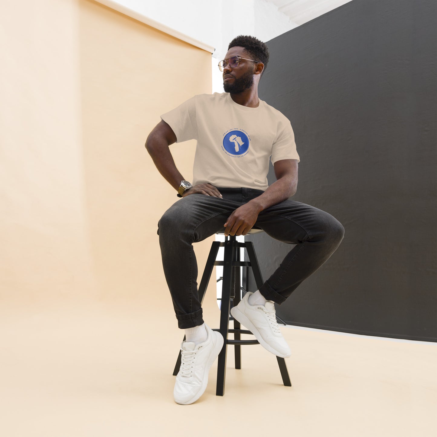 Going the Distance (Blue Logo) classic tee