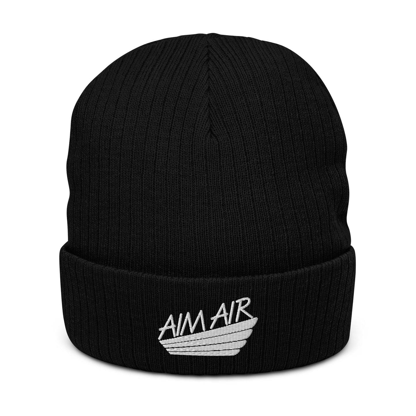 AIM AIR Ribbed knit beanie