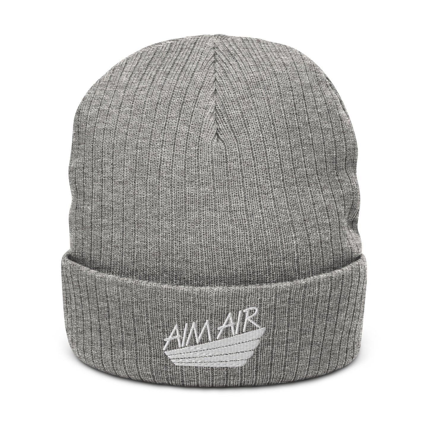 AIM AIR Ribbed knit beanie