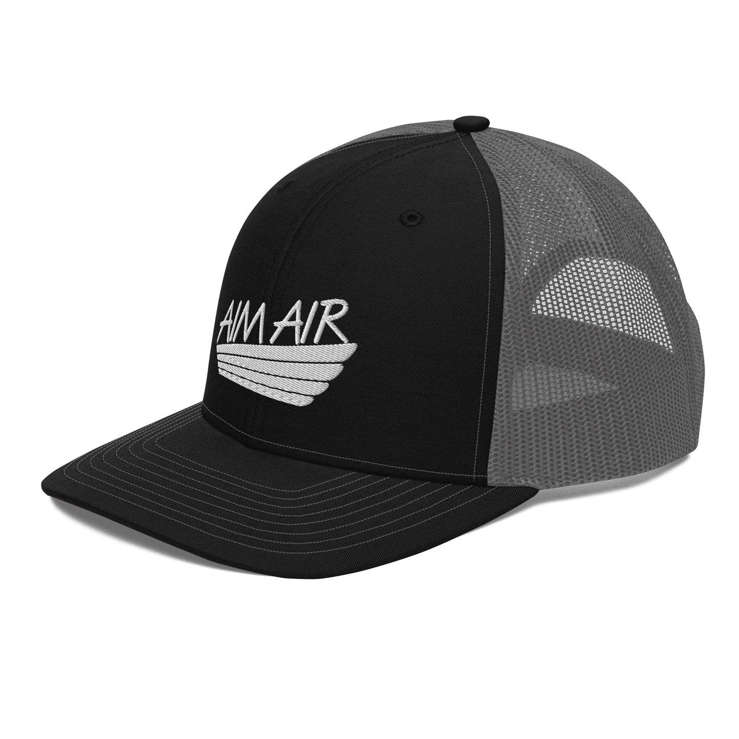 White Logo Trucker Cap