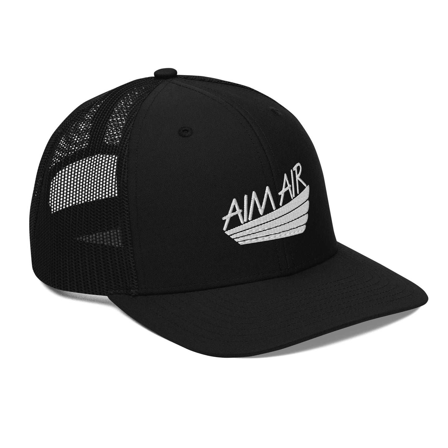 White Logo Trucker Cap