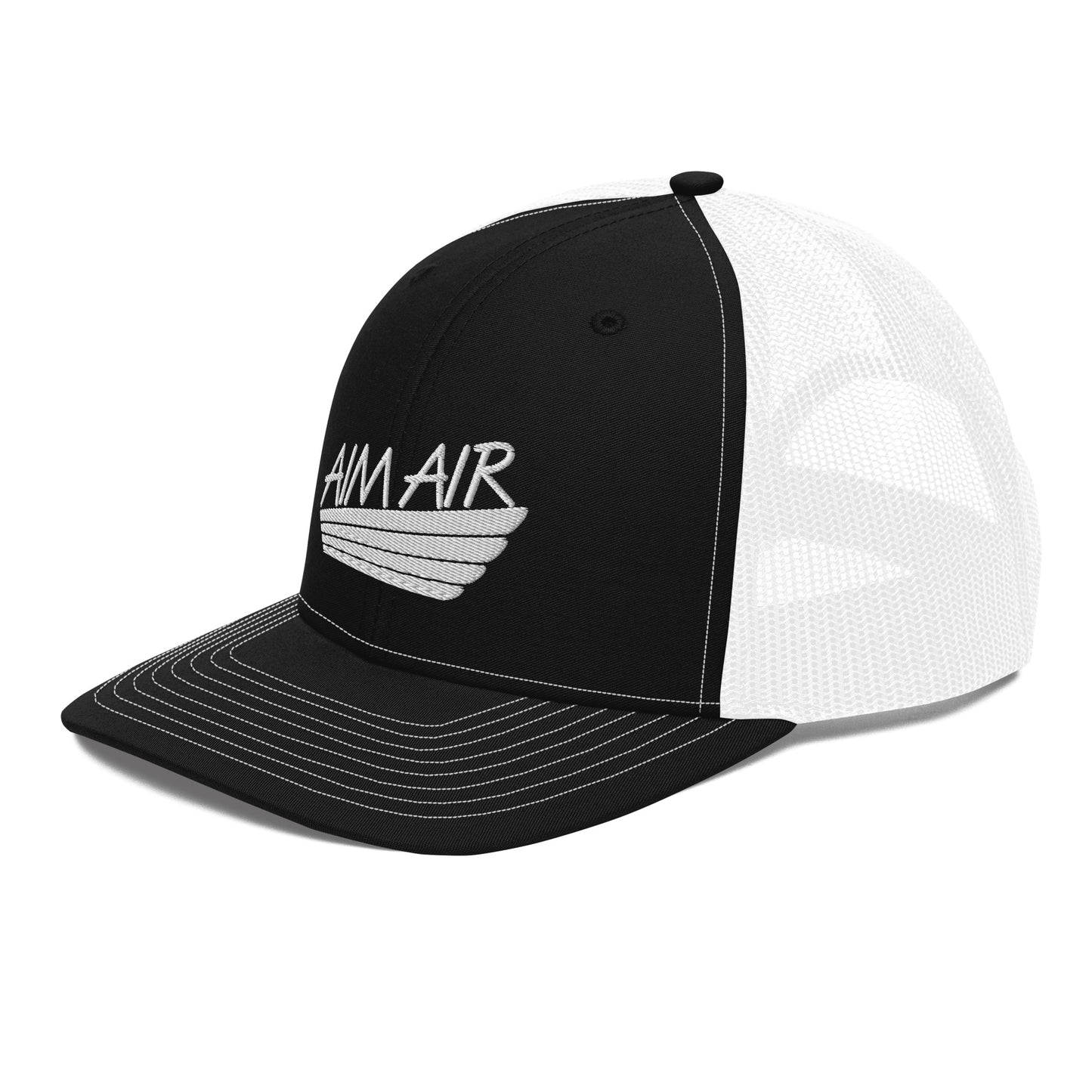 White Logo Trucker Cap