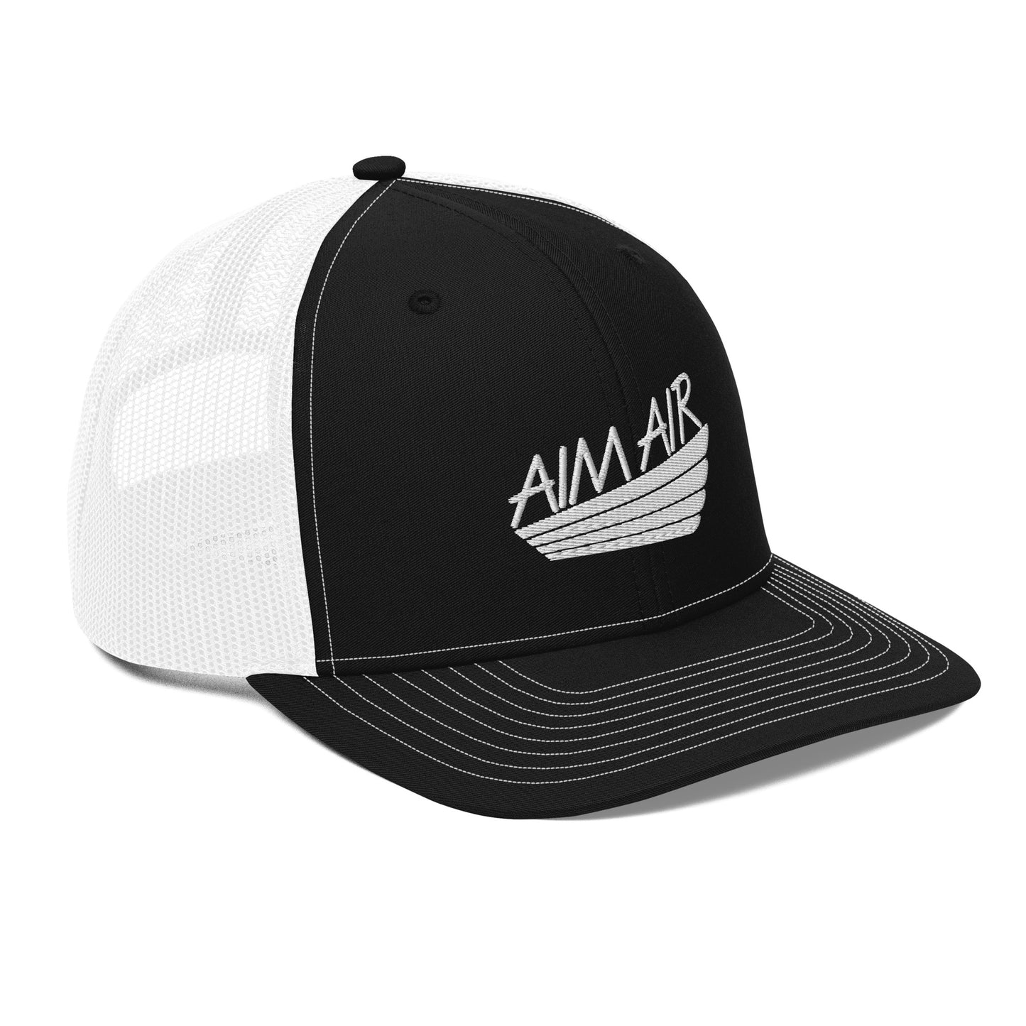 White Logo Trucker Cap