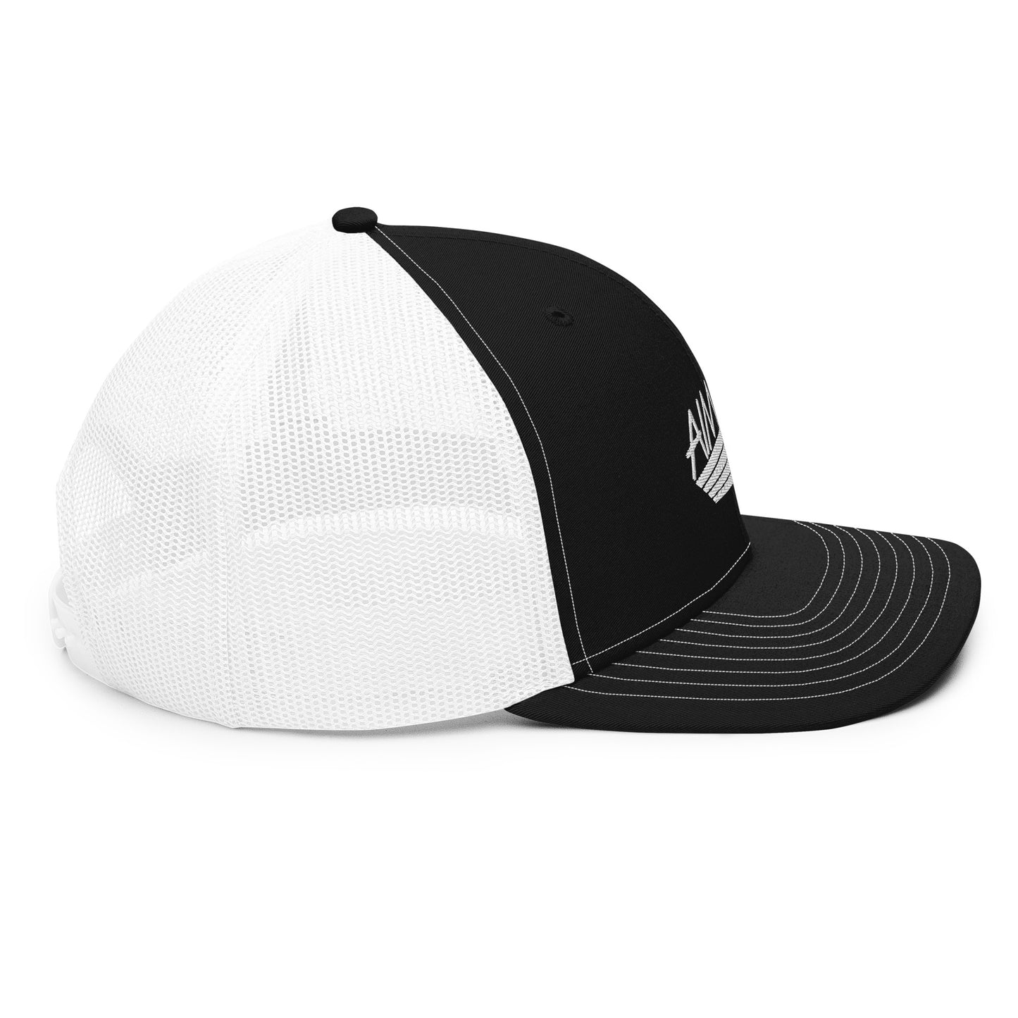 White Logo Trucker Cap