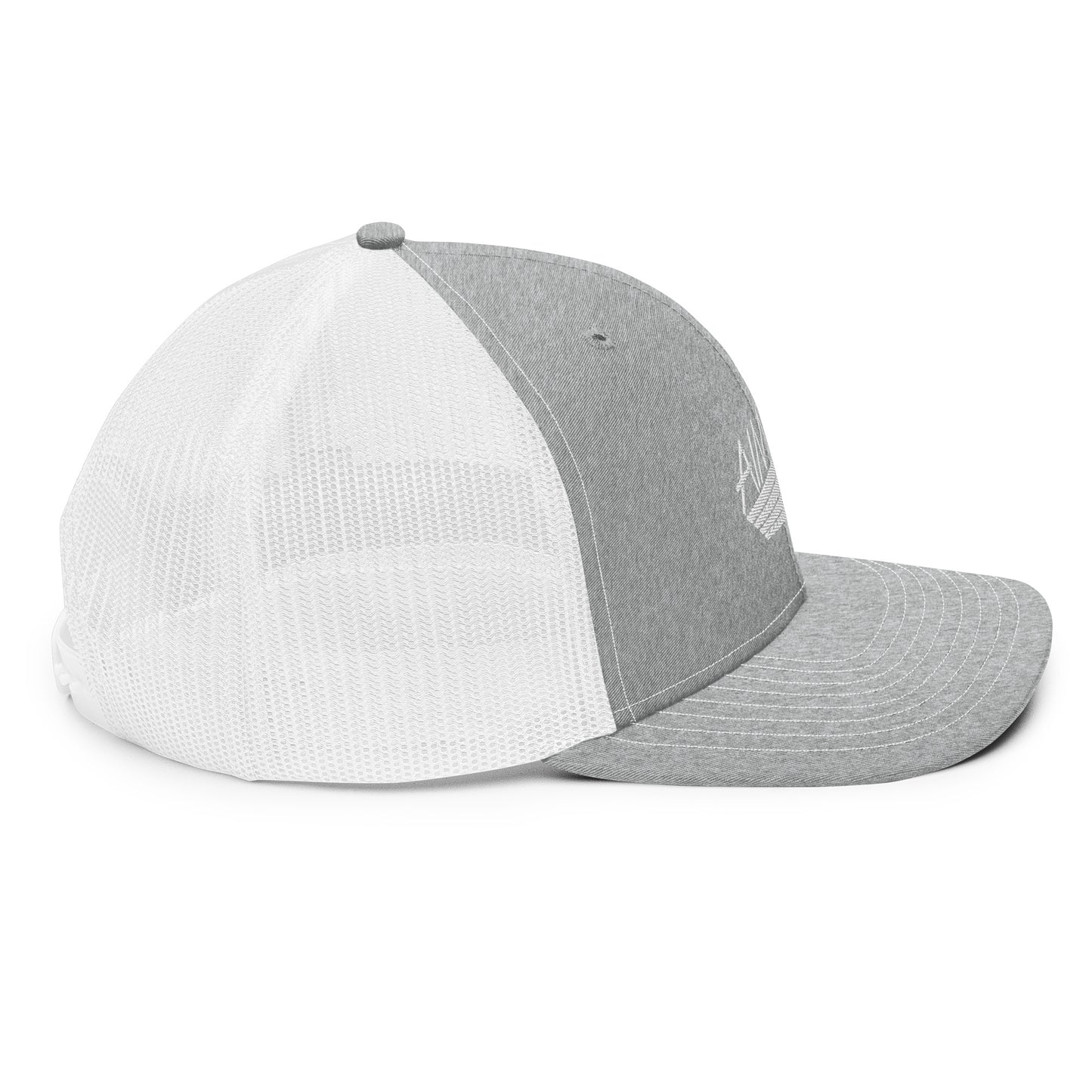 White Logo Trucker Cap