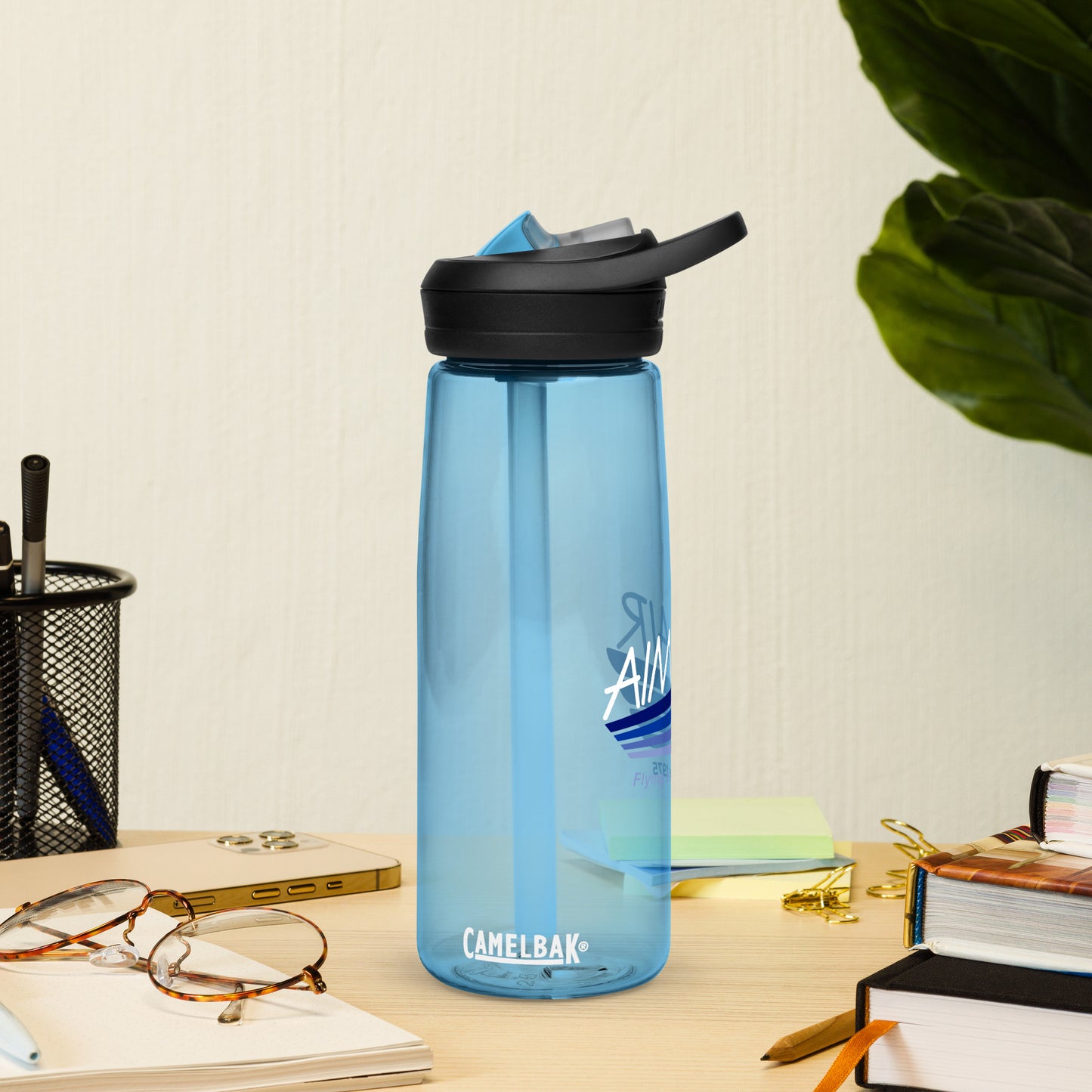 AIM AIR Logo Sports water bottle