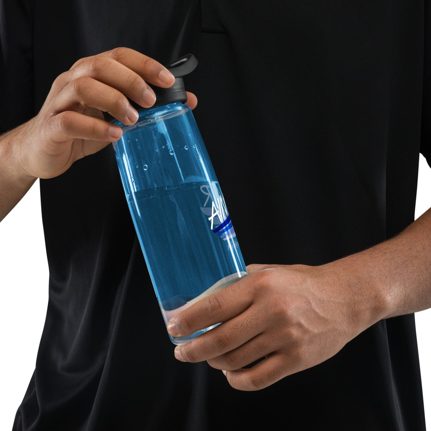 AIM AIR Logo Sports water bottle