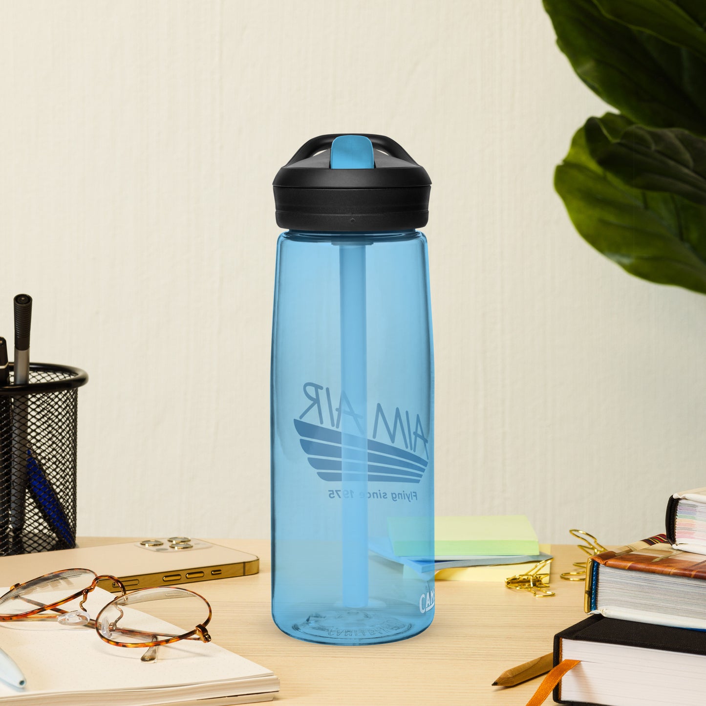 AIM AIR Logo Sports water bottle