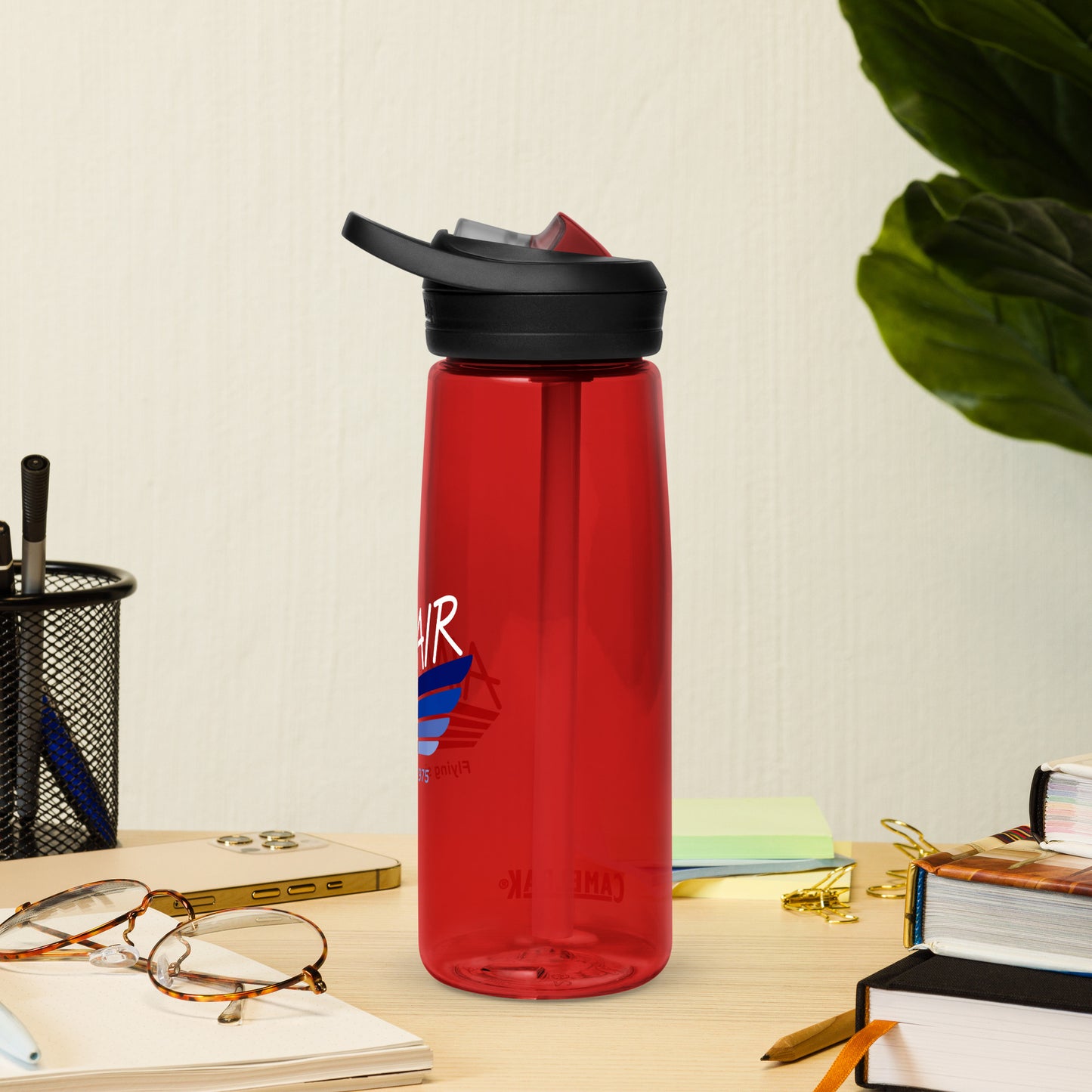 AIM AIR Logo Sports water bottle