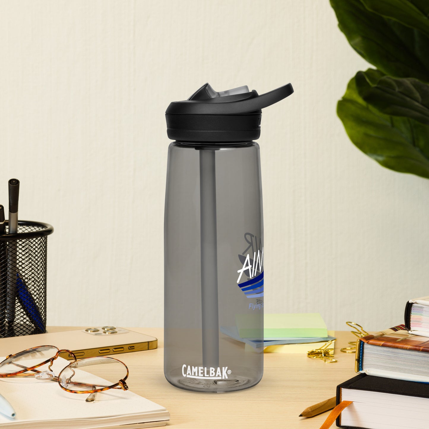 AIM AIR Logo Sports water bottle