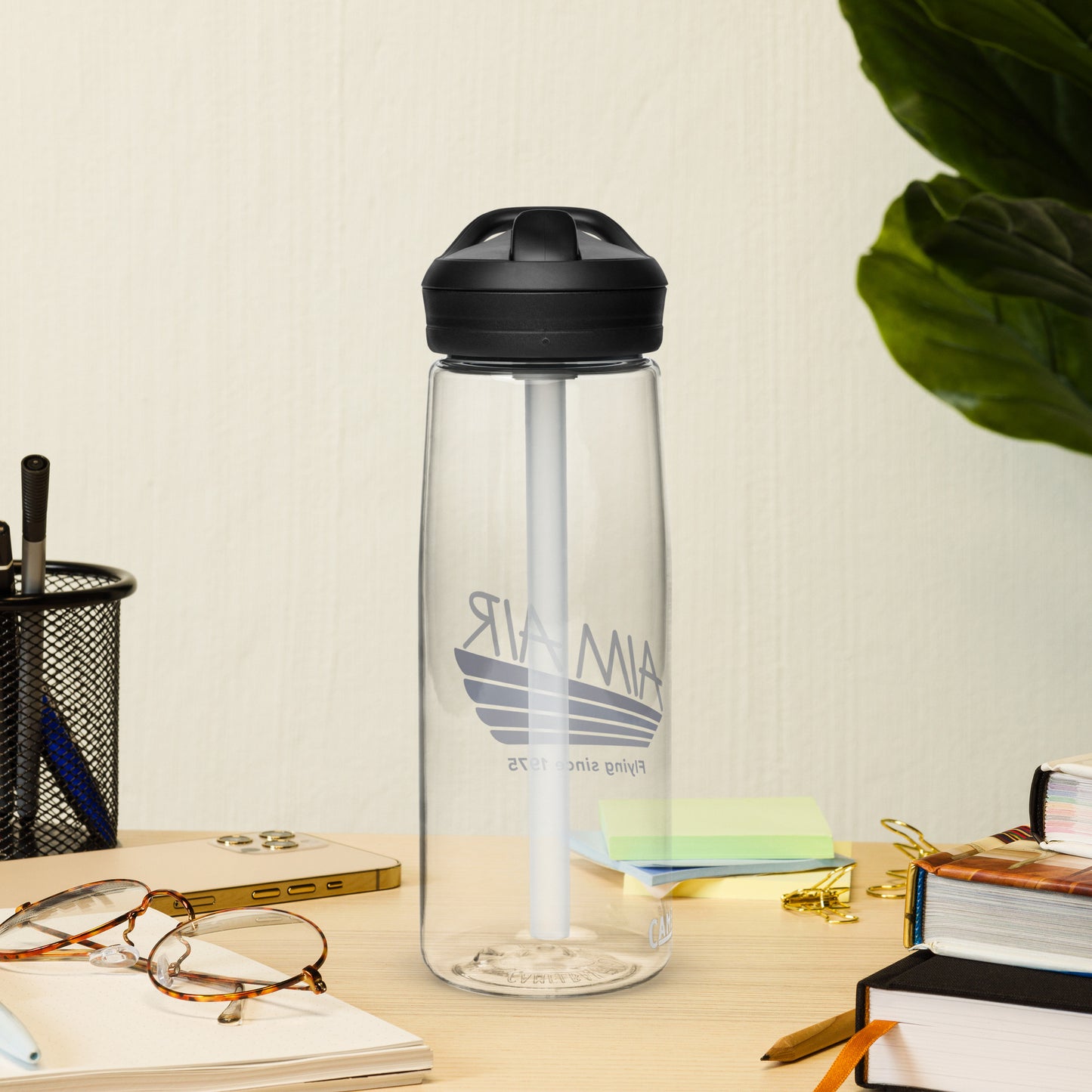 AIM AIR Logo Sports water bottle