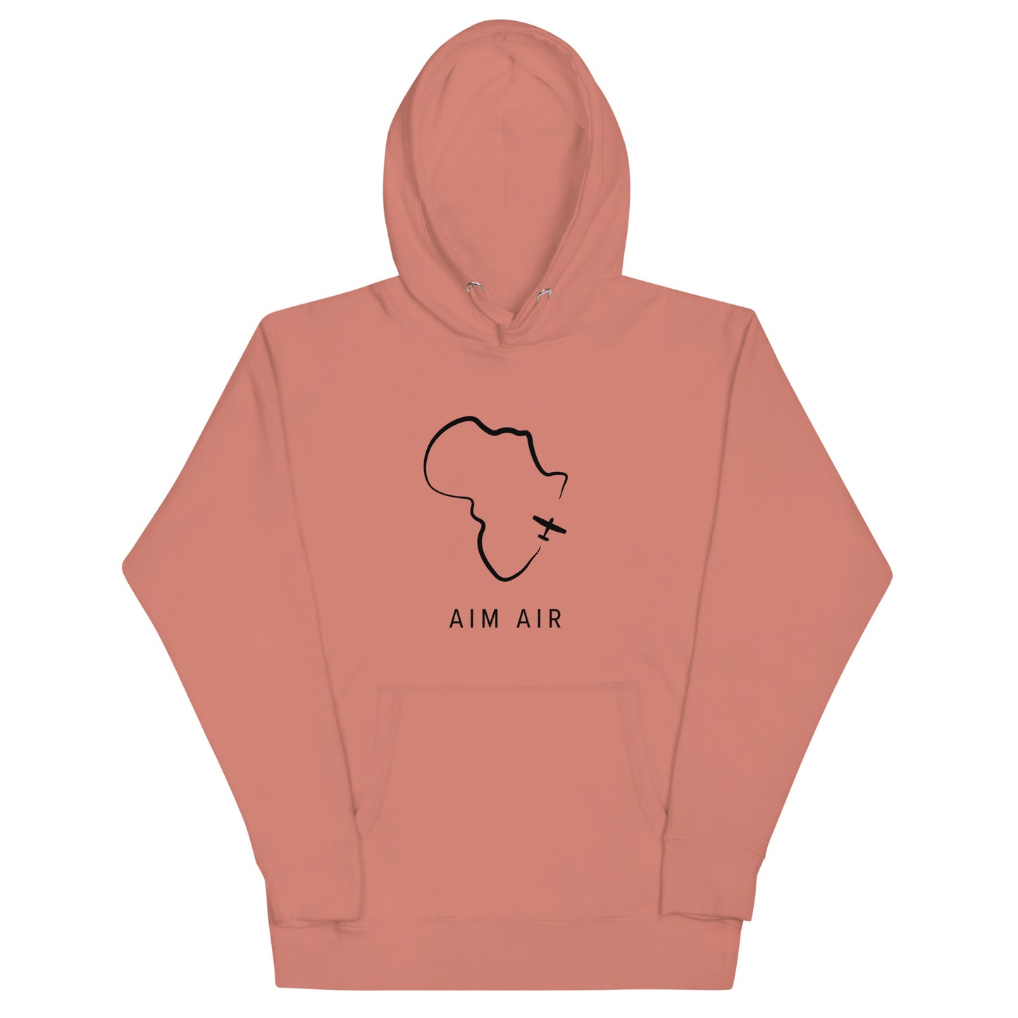 Africa Outline (Black) Unisex Hoodie