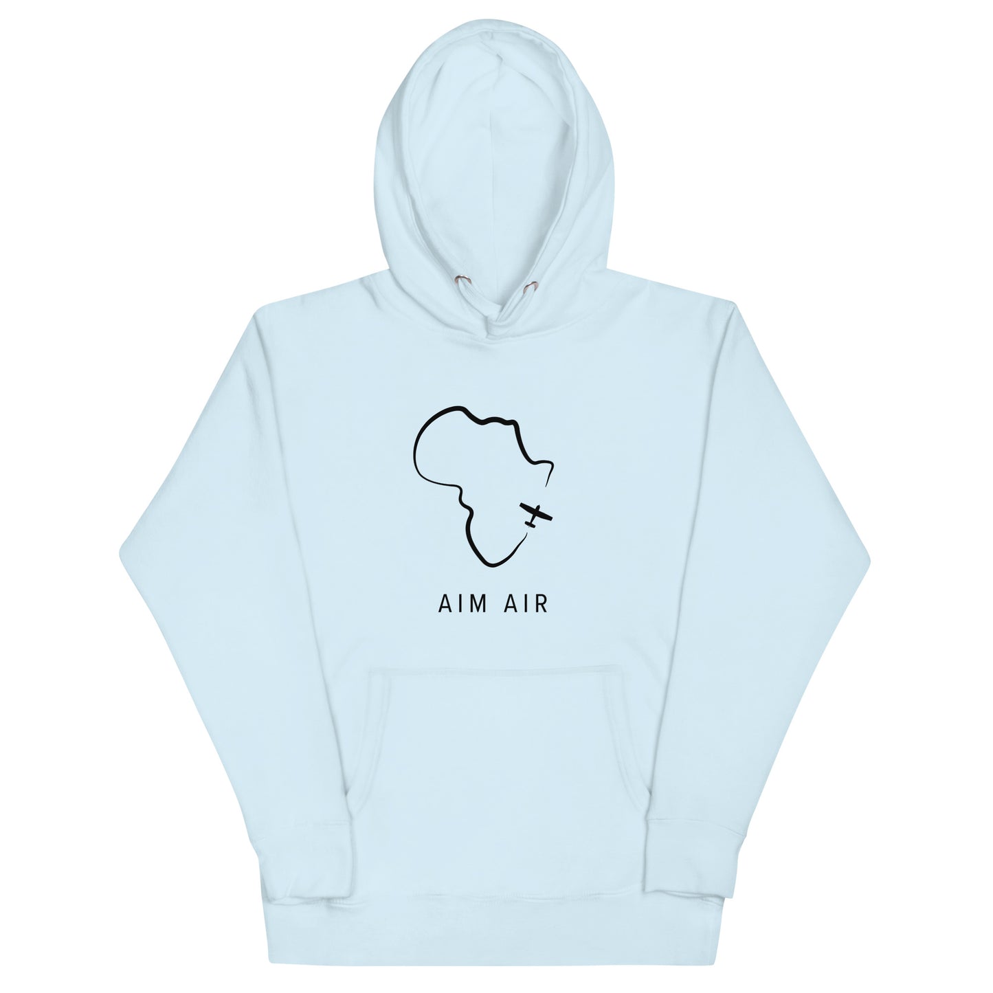 Africa Outline (Black) Unisex Hoodie