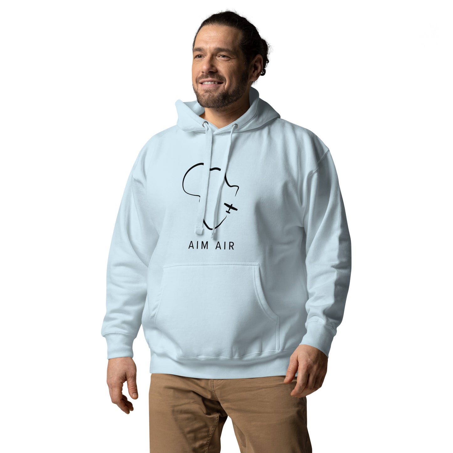 Africa Outline (Black) Unisex Hoodie