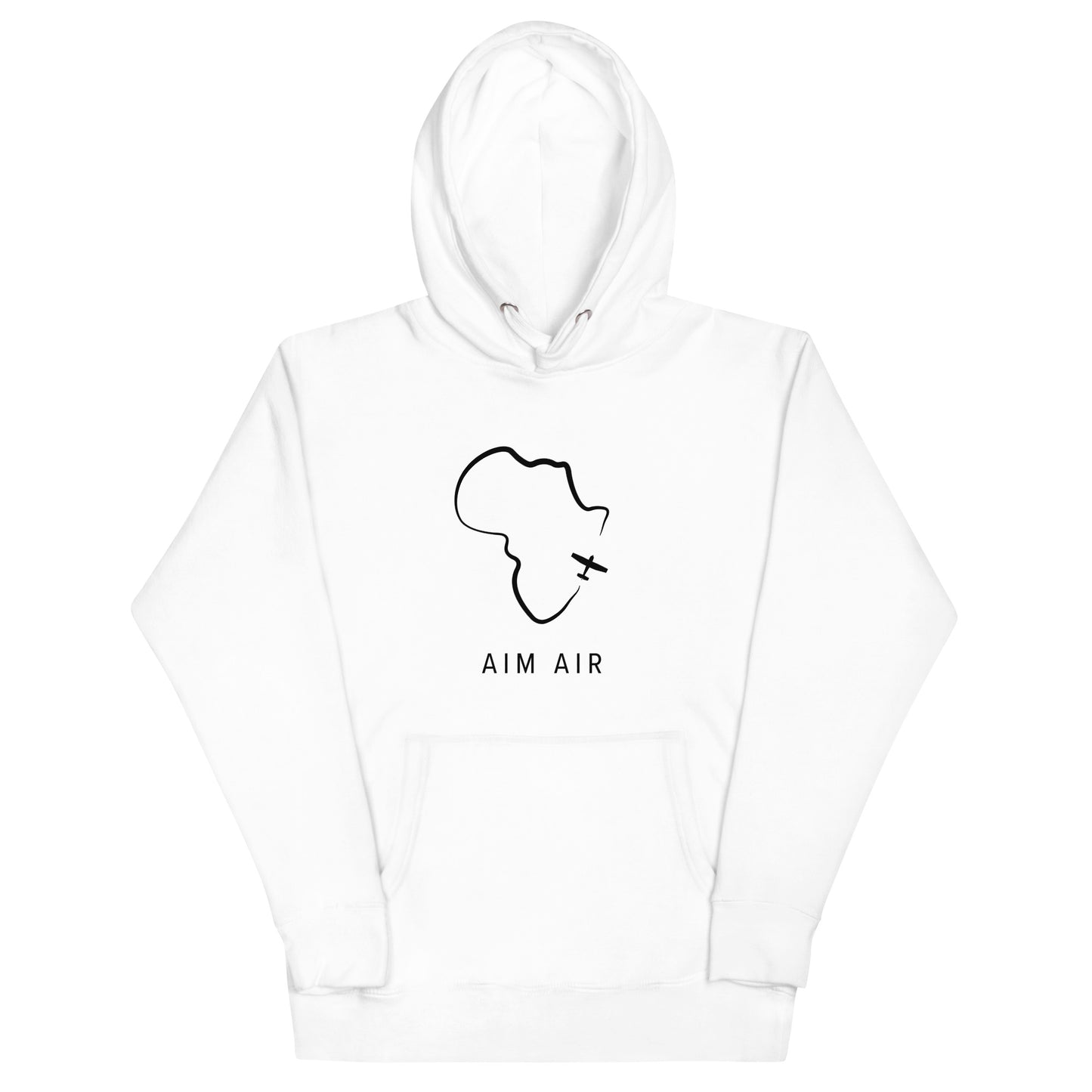 Africa Outline (Black) Unisex Hoodie