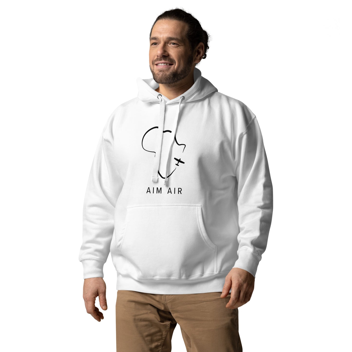 Africa Outline (Black) Unisex Hoodie