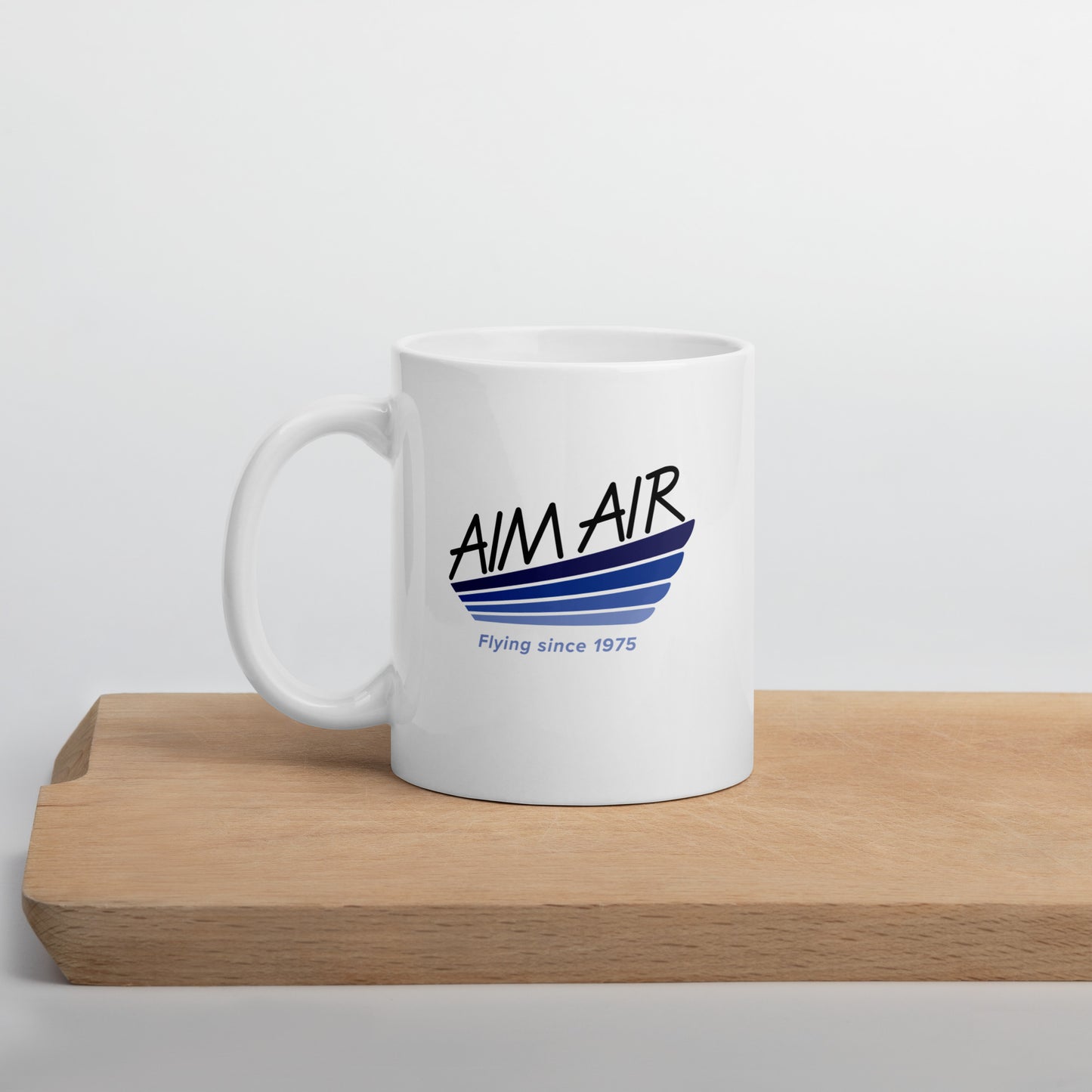 AIM AIR Logo White glossy mug