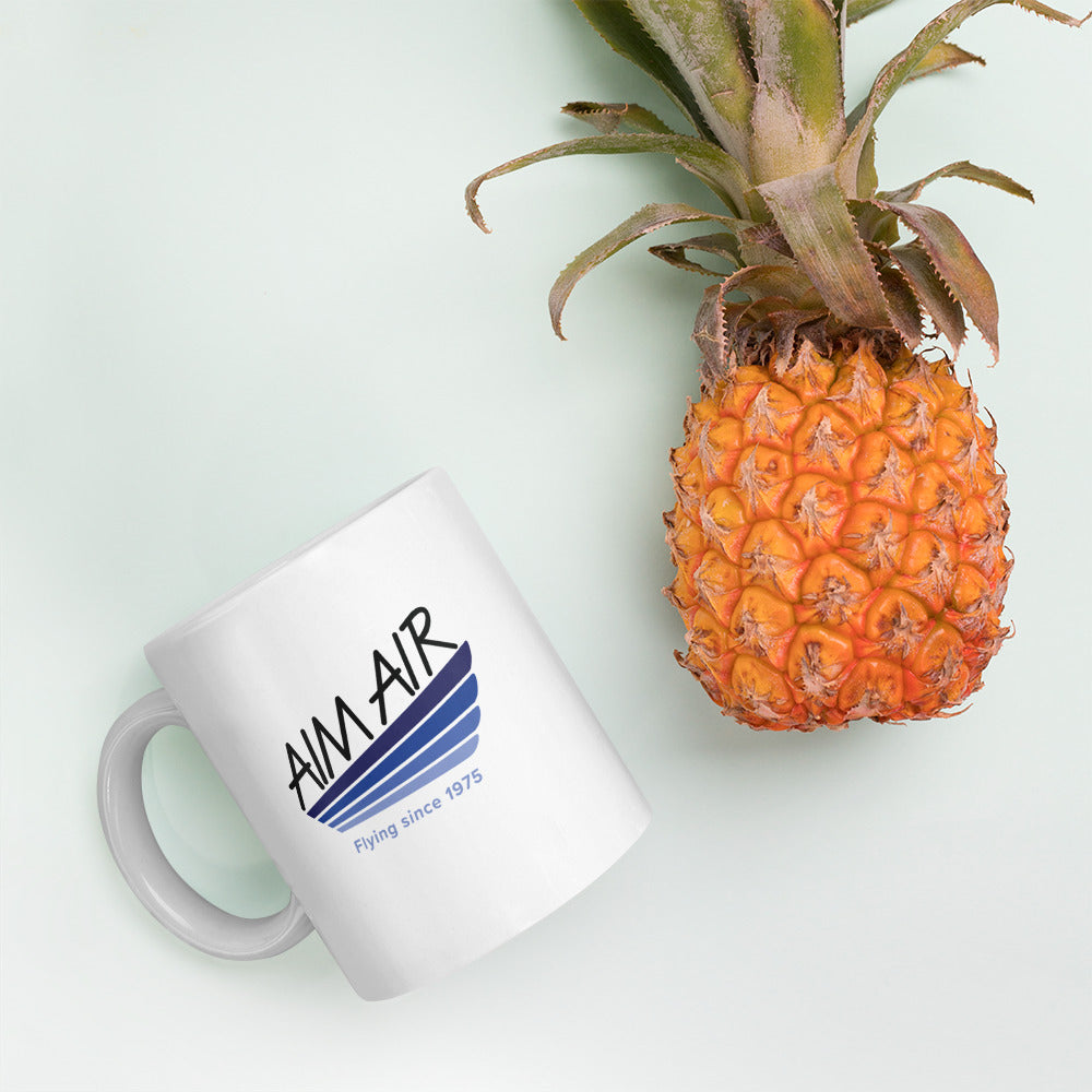 AIM AIR Logo White glossy mug