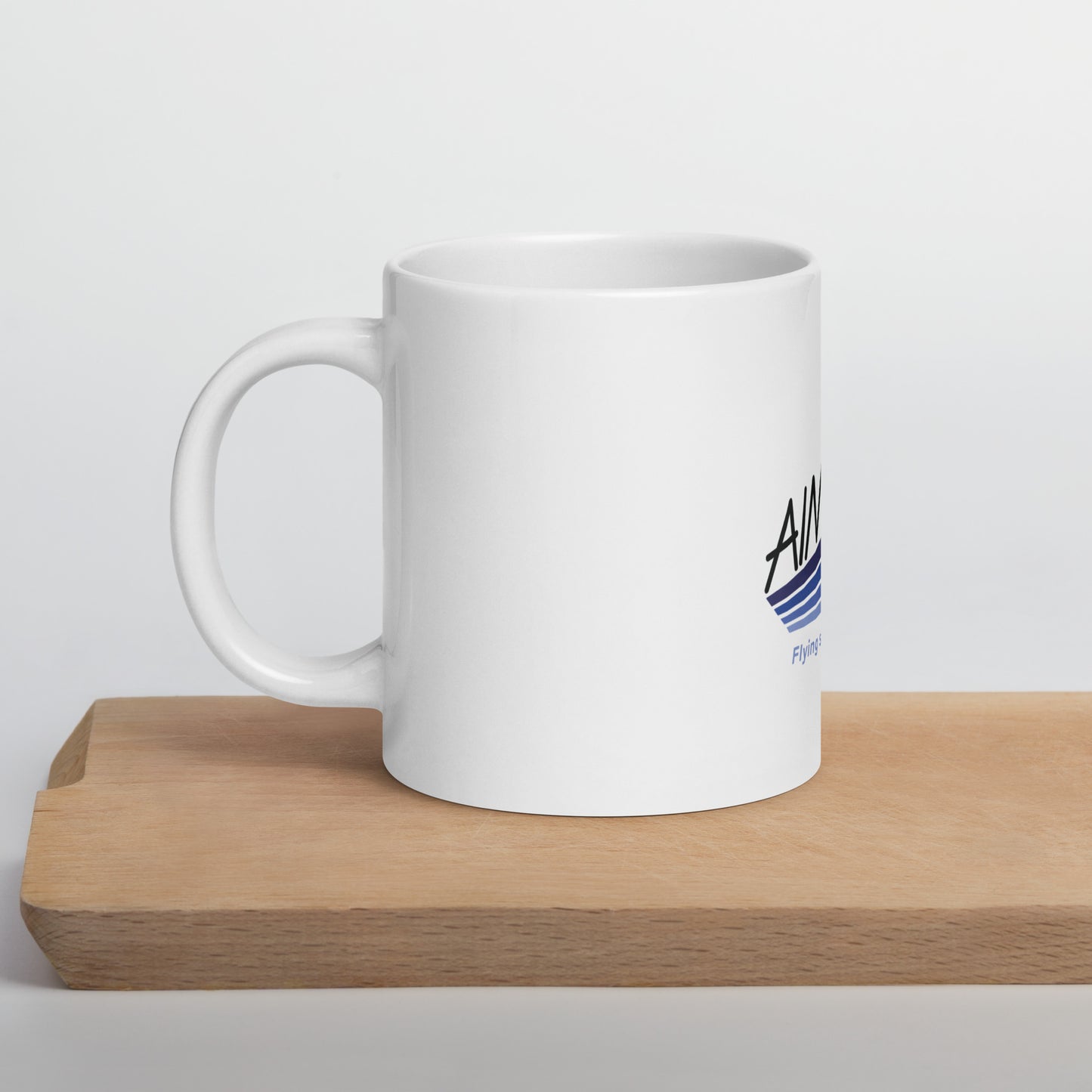 AIM AIR Logo White glossy mug