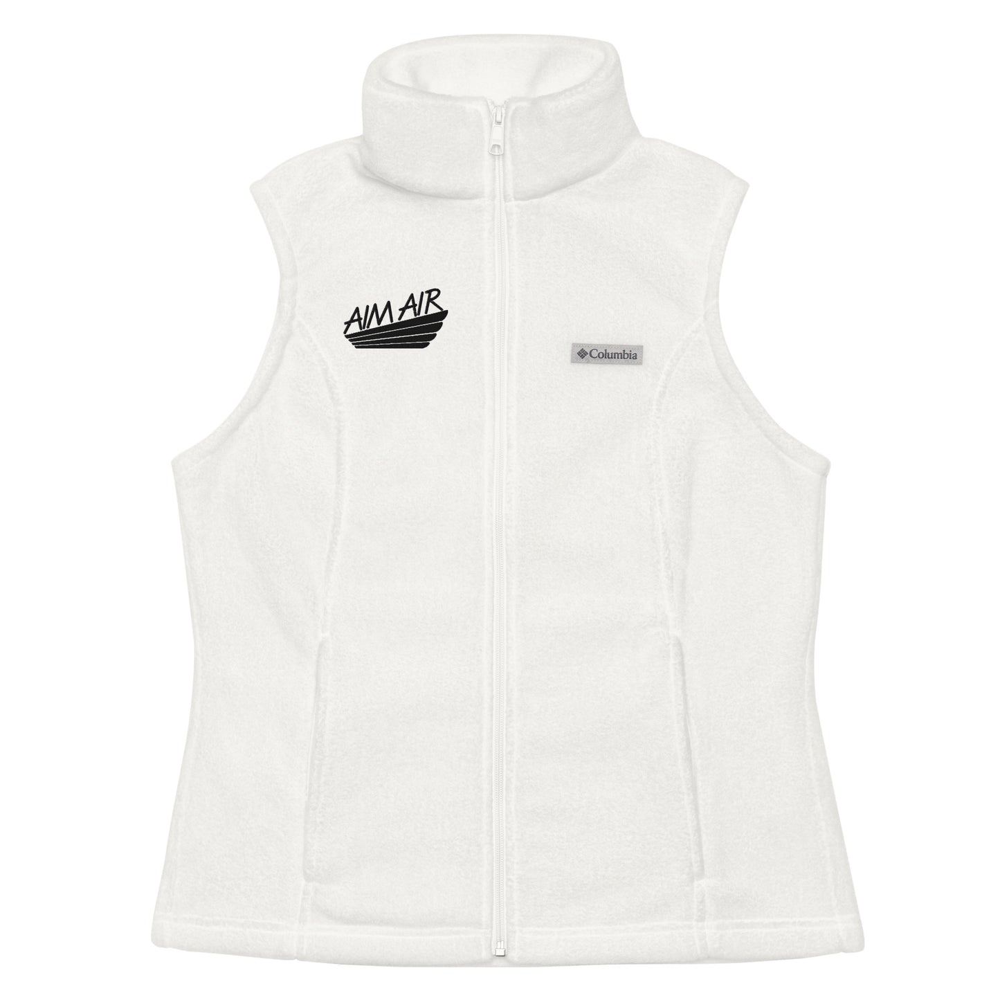 AIM AIR Women’s Columbia fleece vest (Black Logo)