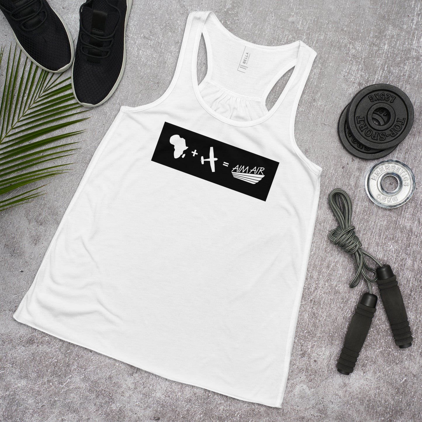 Africa + Aviation = AIM AIR Flowy Racerback Tank