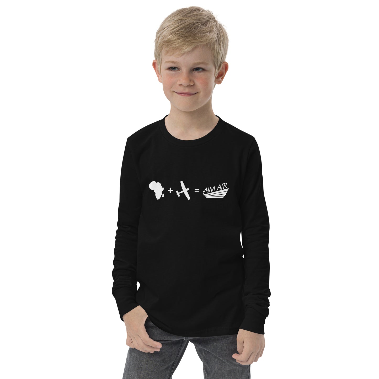 Africa + Aviation = AIM AIR (Youth long sleeve)