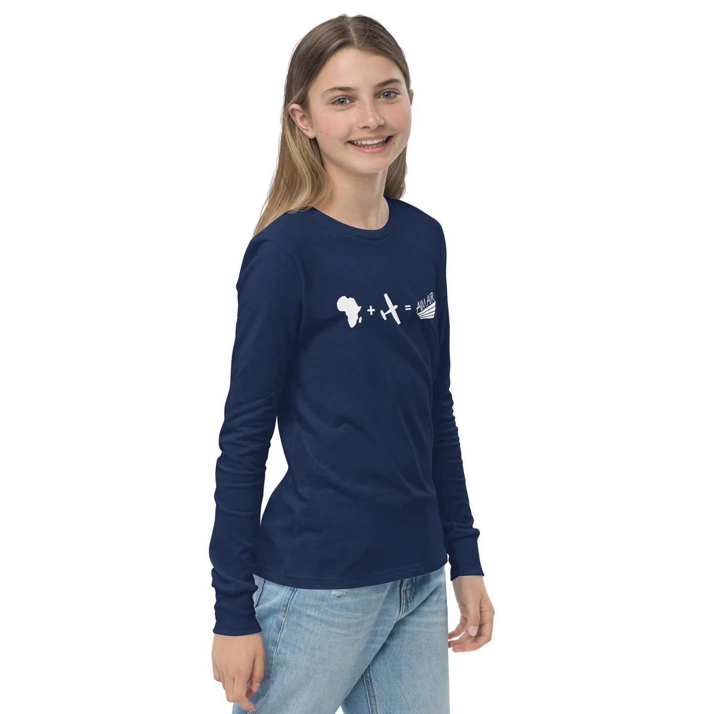 Africa + Aviation = AIM AIR (Youth long sleeve)