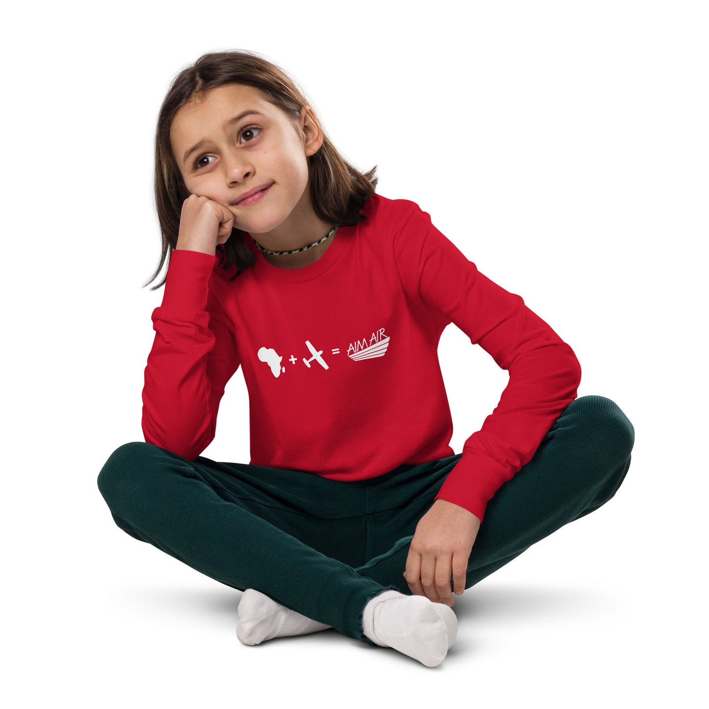 Africa + Aviation = AIM AIR (Youth long sleeve)